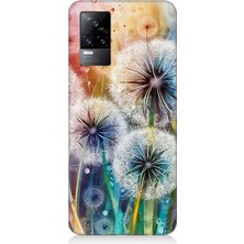 Vivo V21E Uyumlu Uçuşan Karahindiba Düşleri  Desenli Silikon Kılıf