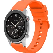 Tagomoon Amazfit Gtr 42MM ile Uyumlu Kordon Jel Silikon Tokalı Kayış