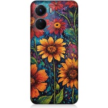 Vivo V16 Uyumlu Canlı Bahar Çiçekleri Patlaması  Desenli Silikon Kılıf