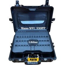 Mano Mtc 330Pp Siyah - Plastik Takım Dizmeli +Plastik Bölmeli Tough Case Pro Takım Çantası