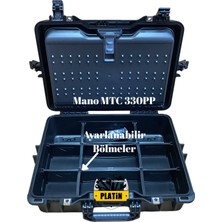 Mano Mtc 330Pp Siyah - Plastik Takım Dizmeli +Plastik Bölmeli Tough Case Pro Takım Çantası
