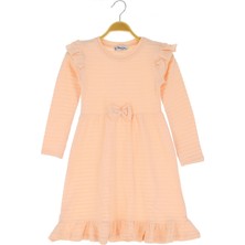 Kız Çocuk Elbise Fiyonklu