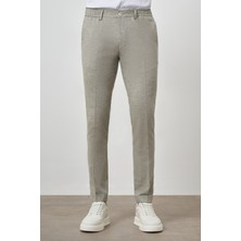  Erkek Çağla Yeşili Trend Tam Lastikli Slim Fit Pantolon