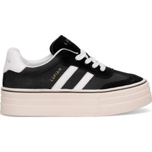 Lufian 121230025N Angela Kadın Hakiki Deri Klasik Sneaker Siyah