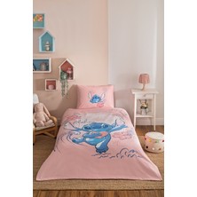 Özdilek Stitch Aloha Tek Kişilik  Disney Lisanslı Lastikli Çarşaf Çocuk Pike Takımı 3 Parça