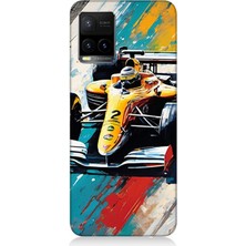 Vivo Y53S Uyumlu Hızın Renkli Yarışı  Desenli Silikon Kılıf