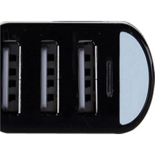 USB 2.0 Çoklu Hub Ayırıcı 3 Port 180 Derece Dönebilir USB Çoğaltıcı Çoklayıcı Bilgisayarlar Için