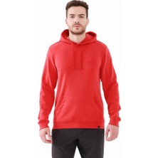 2AS Oliver Erkek Kapüşonlu Sıfır Yaka Sweatshirt Kırmızı