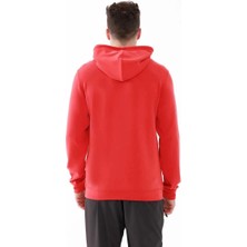 2AS Oliver Erkek Kapüşonlu Sıfır Yaka Sweatshirt Kırmızı