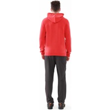 2AS Oliver Erkek Kapüşonlu Sıfır Yaka Sweatshirt Kırmızı