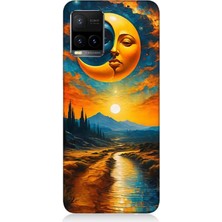 Vivo Y53S Uyumlu Ay ve Güneş Yolu  Desenli Silikon Kılıf
