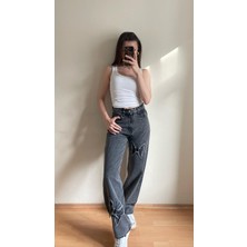 Pass&pass 2436 Nakış Kelebek Kot Pantolon