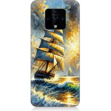 Tecno Camon 16 Uyumlu Alevde Yelkenli Gücü  Desenli Silikon Kılıf