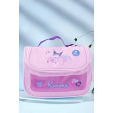 Sanrio Lisanslı Makyaj Seyahat Çantası - Kuromi