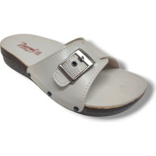 Parmi 14701-25 Deri Anatomik Tek Bant Kadın terlik