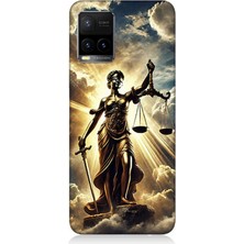 Vivo Y53S Uyumlu Adaletin Gücü Parlıyor  Desenli Silikon Kılıf