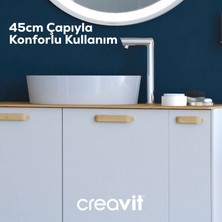 Ultra Yuvarlak Çanak Lavabo 45CM Beyaz