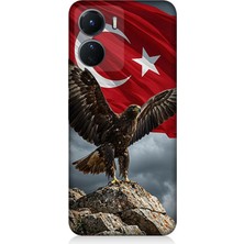 Vivo V16 Uyumlu Kartal Zirvede Bekliyor  Desenli Silikon Kılıf