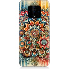 Tecno Camon 16 Uyumlu Mistik Mandala Deseni Ruhu  Desenli Silikon Kılıf