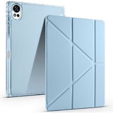 Huawei Matepad 12 x / 12X Air 2025 Kılıf Kalem Bölmeli Katlanabilir Akıllı Standlı Yumuşak Silikon Kılıf
