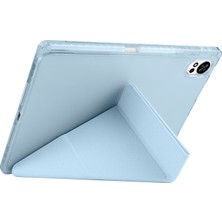 Huawei Matepad 12 x / 12X Air 2025 Kılıf Kalem Bölmeli Katlanabilir Akıllı Standlı Yumuşak Silikon Kılıf