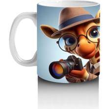 Çocuklara Sütü Sevdiren Dedektif Zürafa Kupa Bardak