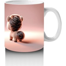 Çocuklara Sütü Sevdiren Minik Pony Kupa Bardak