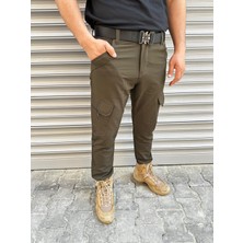 Haki Çok Cepli Taktik Pantolon – Esnek & Dayanıklı Outdoor Güvenlik Pantolonu | Nkystore