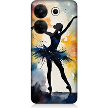 Tecno Camon 20 Pro 4g Uyumlu Dansın Büyülü Gölgesi  Desenli Silikon Kılıf