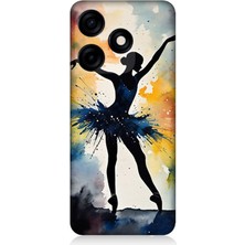 Tecno Spark 10C Uyumlu Dansın Büyülü Gölgesi  Desenli Silikon Kılıf