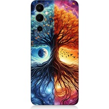 Tecno Pova Neo 2 Uyumlu Hayat Ağacı  ve Gece Gündüz  Desenli Silikon Kılıf