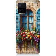 Vivo Y53S Uyumlu Pencereden Renkli Hayat  Desenli Silikon Kılıf