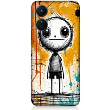 Vivo V16 Uyumlu Kırık Ruhlu Sevimli Çocuk  Desenli Silikon Kılıf