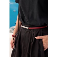 Pat Detaylı Etek Siyah