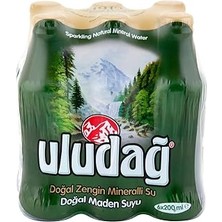 Uludağ Soda Cam Şişe 200 ml 6'lı Paket