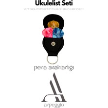Ukulelist Seti | Ukulele Seti Ukulele Askısı, Kapo, 3 Adet Pena, Taşıma Çantası, Pena Şarjörü