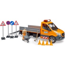 Bruder Mercedes Benz Yol Bakım Aracı ve Elemeanı 02677