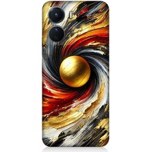 Vivo V16 Uyumlu Kozmik Sarmal Patlama Enerjisi  Desenli Silikon Kılıf