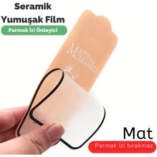 4 Adet Iphone 15 Mat Seramik Kırılmaz Cam Ekran iphone 15 Mat Esnek Ekran Koruyucu