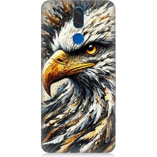 Vestel Venus Z30 Uyumlu Detaylı Kartal Bakışı  Desenli Silikon Kılıf
