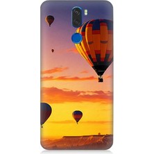 Vestel Venus Z30 Uyumlu Gün Batımında Balonlar  Desenli Silikon Kılıf