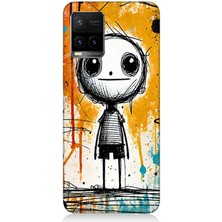 Vivo Y53S Uyumlu Kırık Ruhlu Sevimli Çocuk  Desenli Silikon Kılıf