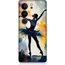 Vivo V295G Uyumlu Dansın Büyülü Gölgesi  Desenli Silikon Kılıf