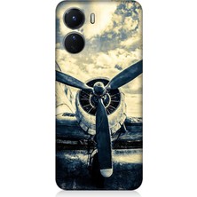 Vivo V16 Uyumlu Gökyüzüne Bakan Pervane  Desenli Silikon Kılıf