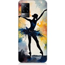 Vivo V21E Uyumlu Dansın Büyülü Gölgesi  Desenli Silikon Kılıf
