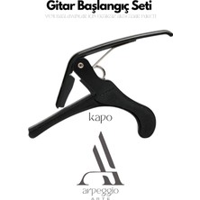 Gitar Başlangıç Seti | Burgu Çevirici, Kapo, 3 Adet Pena, Taşıma Çantası, Pena Şarjörü