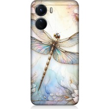 Vivo V16 Uyumlu Narince Konmuş Yusufçuk  Desenli Silikon Kılıf