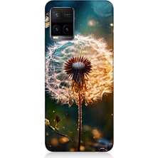 Vivo Y53S Uyumlu Karanlıkta Uçan Karahindiba  Desenli Silikon Kılıf
