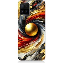 Vivo Y53S Uyumlu Kozmik Sarmal Patlama Enerjisi  Desenli Silikon Kılıf