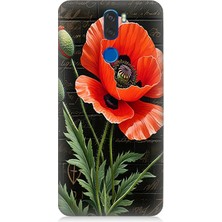 Vestel Venus Z30 Uyumlu Kırmızı Gelincik Hatırası  Desenli Silikon Kılıf